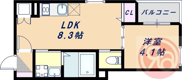 カーサリベルタの物件間取画像